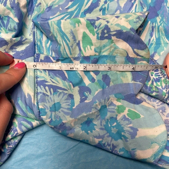 Lilly Pulitzer Buttercup Stretch Short Blue Haven Hey Hey Soleil 4 Preppy Beach - Picture 5 of 7